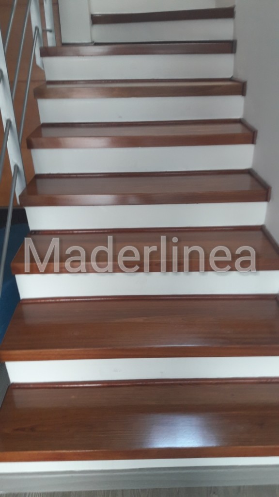 escaleras modernas de madera